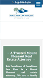 Mobile Screenshot of donaldsonlawfirm.net